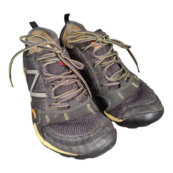 New Balance Minimus Athletic Running Shoe Women's Size 9 M Black Yellow Vibram - Picture 1 of 5